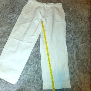 Avenue NWT bone linen/rayon pants 18/20